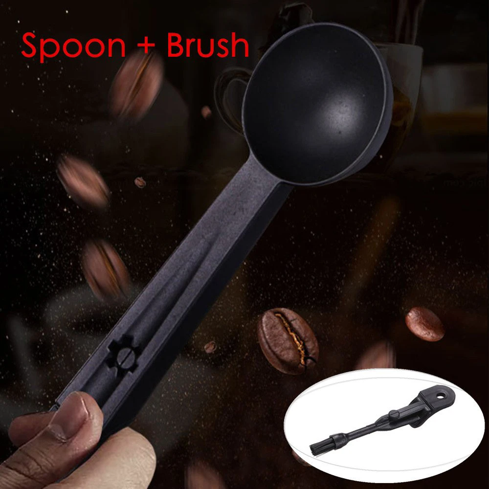 

1 PCS Retro Tea Coffee Grinding Spoon Measuring Coffee Scoop Black Two-In-One Coffee Bean Small Spoon Kitchen Tools Dropshipping
