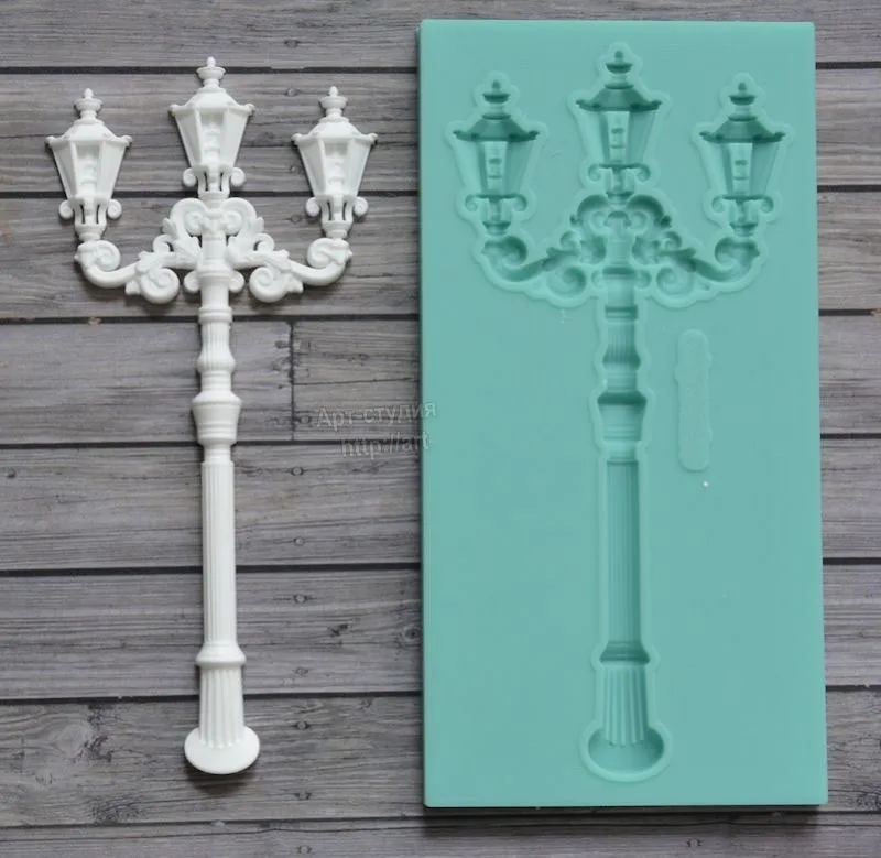 

Yueyue Sugarcraft vintage European style Lamp silicone mold fondant mold cake decorating tools chocolate gumpaste mold
