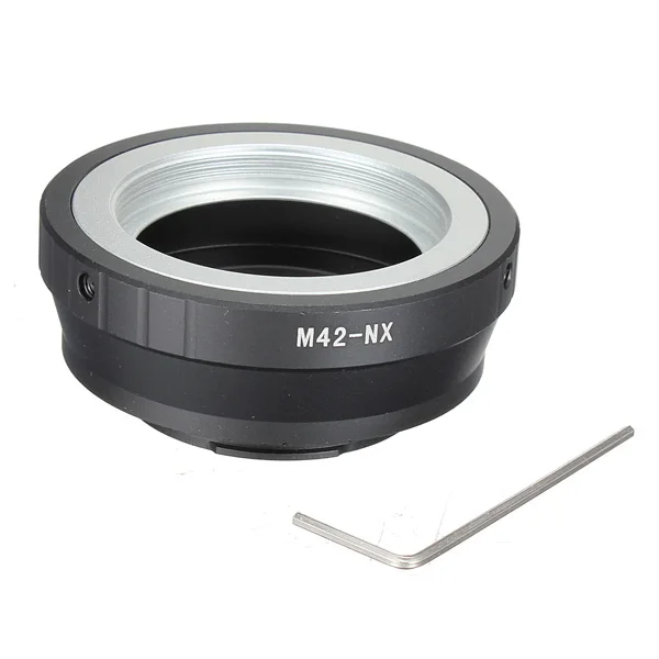 M42-NX Manual Focus Lens Adapter Ring M42 Thread Lens Mount to Samsung NX Lens Mount for Samsung NX11 NX10 NX5 Cameras