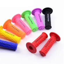 1 пара цветов резиновая ручка мотоцикла бар универсальные аксессуары для мотоциклов Высокое Качество Мотоциклетные ручки