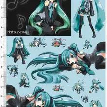 Детали 1/24 1/28 Hatsune Miku гоночный автомобиль модель комплект водная горка Itasha наклейка