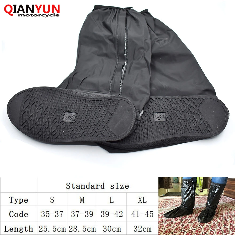 

Motorcycle Rain Shoes Covers Motocycle Boots Waterproof Riding Cycling Scootor Nonslip Overshoes Rainproof Moto Boots Reusable