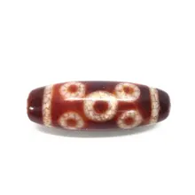 AAA Класс тибетские бусины красный натуральный агат ювелирные изделия Dragon vein, 8-глазый 14 мм* 38 мм с жемчужным кулоном мощный амулет тибетские бусины дзи, сделай сам, ювелирное изделие