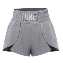 Juul женские спортивные шорты для йоги, спортзала, тренировки, короткие штаны, высокая талия, спортивные шорты, для бега, дышащая ткань, спортивные женские трусики