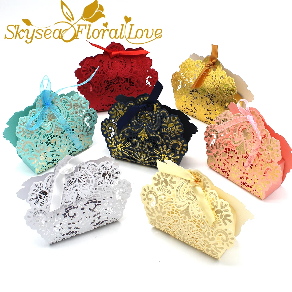 

Wedding candy box favor box 2018 HOTSALE Free Shipping baby birth baptism shower wedding gift box party supplies
