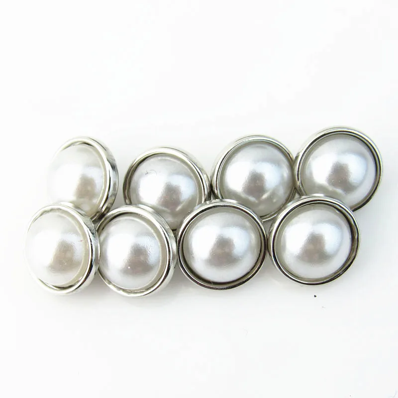 2015 Hot sale 12mm pearl snap button jewelry alloy Fashion jewelry for