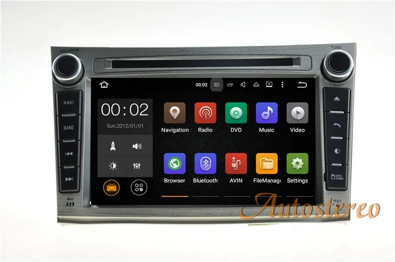 Sale Android 8.0 8 Core RAM 4GB ROM 32GB Car GPS Auto Radio Screen DVD Player For Subaru Legacy Outback 2009-2014 Free Map And Camera 18