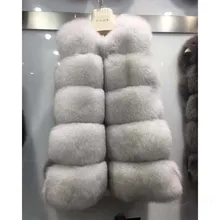 Натуральный Лисий Мех животных жилет Пояса из натуральной кожи куртка