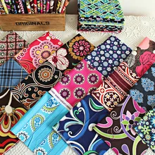 Американские импортные ткани чистые хлопчатобумажные ткани с принтом плоские ткани голова комбинат DIY ручной работы ткани 10 таблеток