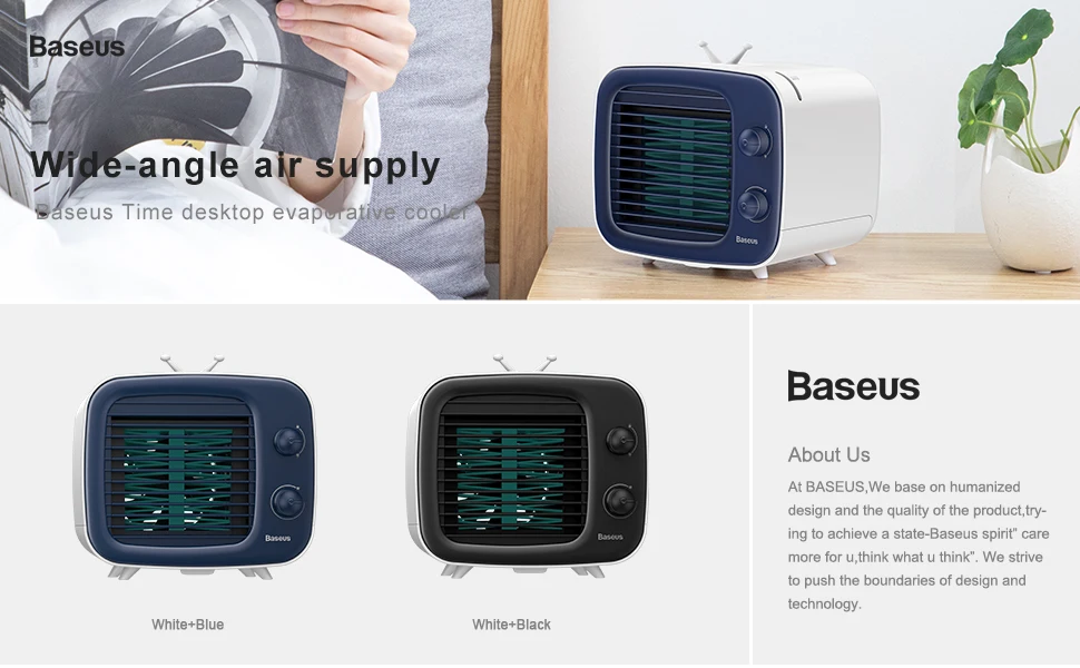 Baseus Mini Desktop Air Conditioner USB Cooling Fan description image