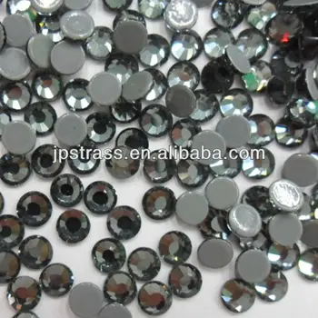 

China Wholesale Austrian hotfix rhinestone SS16 black diamond color 4mm with 1440pcs each pack free shipping