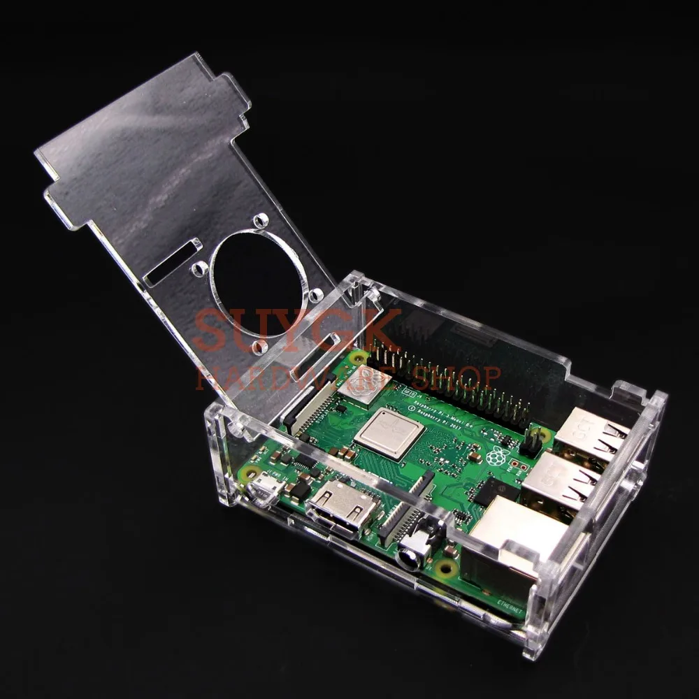 Прозрачный акриловый чехол для Raspberry PI 2 PI3 Model B 3B с чехлом корпуса накладка