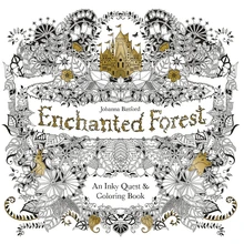 Зачарованный лес: чернильной приключения и раскраска для взрослых и детей расслабиться граффити живопись книга