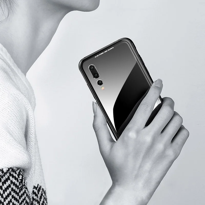 FULCOL-Magnetic-Adsorption-Tempered-Glass-Metal-Case-For-Huawei-P20-Luxury-Ultra-Thin-Tempered-Glass-Case