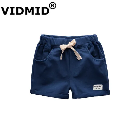 VIDMID baby boys shorts trousers kids knee length shorts children's cotton trousers boys shorts kids boys trousers 1001 09 