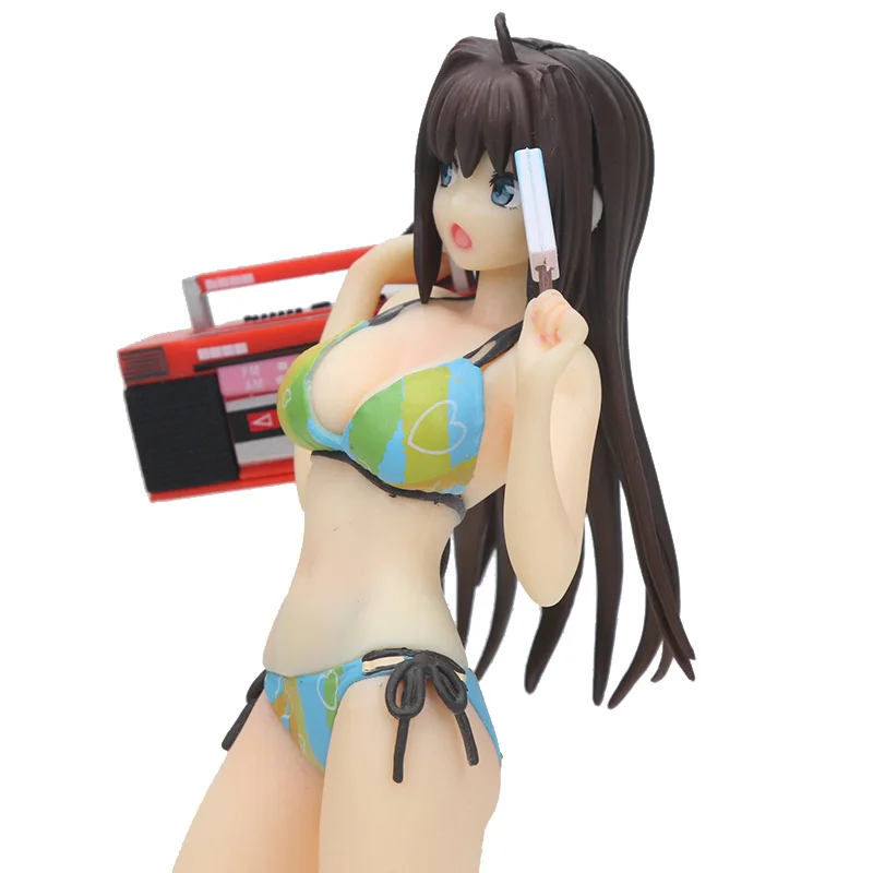 Mahotsukai no Yoru Aozaki Aoko бикини девочка 16 см ПВХ Новая фигурка игрушки коллекция аниме