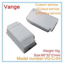 20 шт./лот Электронный Корпус Пластмассовый для электрооборудования 66*33*21 мм IP54 огнеупорный ПК Пластиковый корпус для светодиодное оборудование