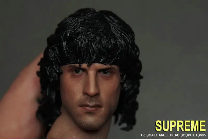Hottoys 1/6 Scale Stallone 1.0 Head Sculpt for 12" Action Figure 