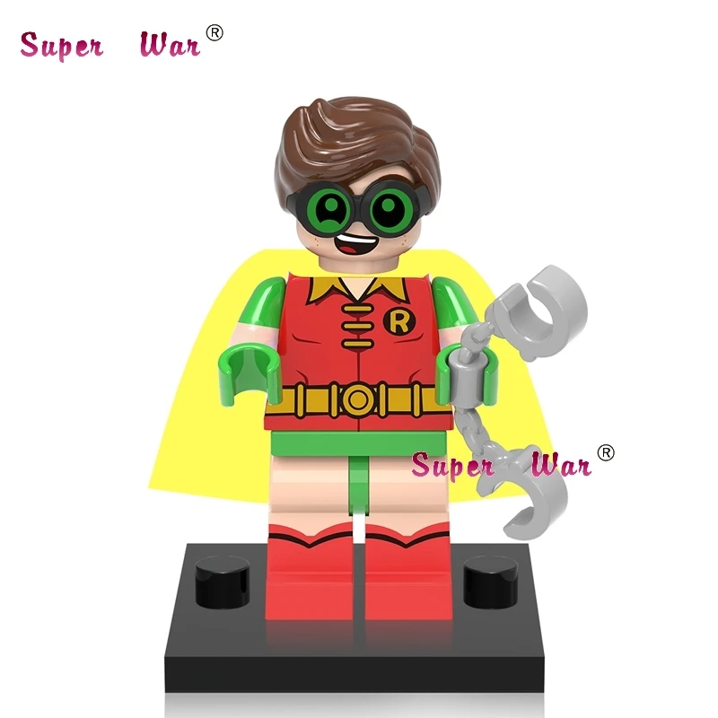 1 шт. супергерой Marvel Мстители Робин коллекция строительные блоки наборы Модель кирпича игрушка для детей