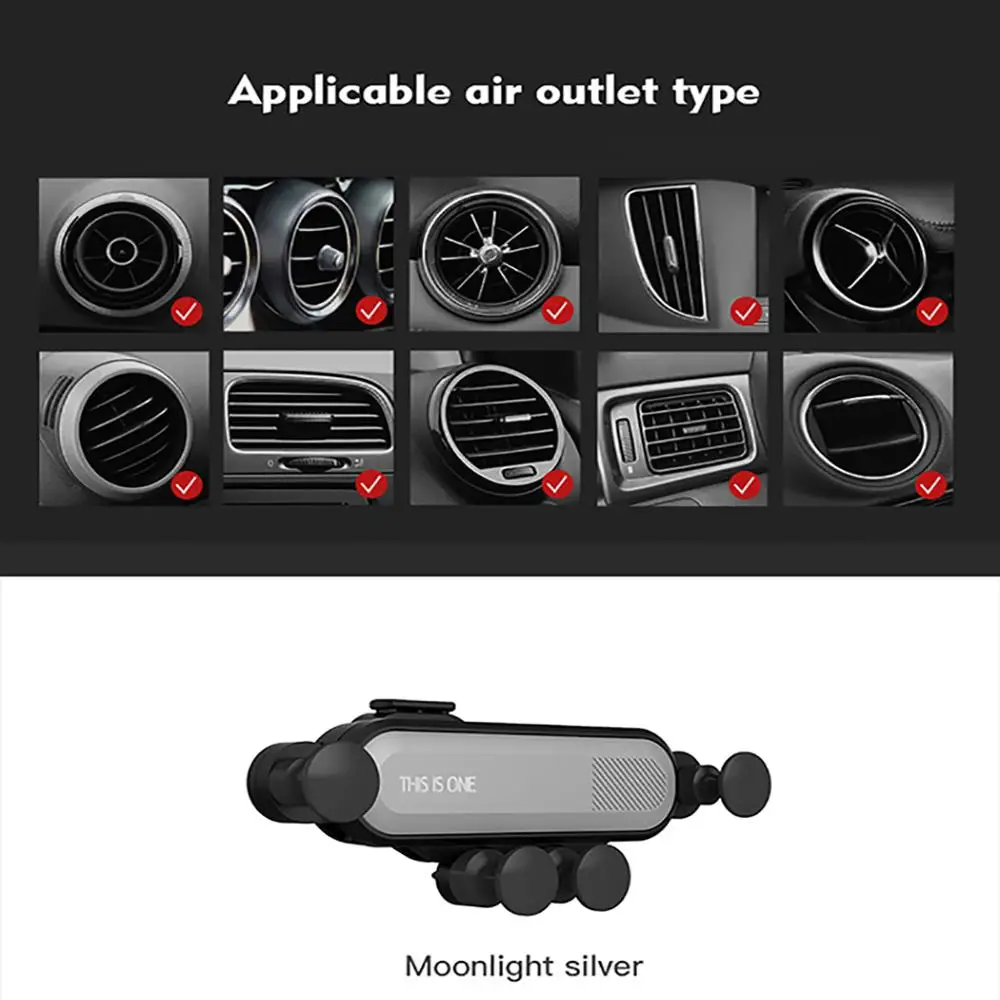 

2019 New Mini car outlet bracket Universal mobile phone bracket for iphone xs xr max huawei p30 p30 pro samsung s9 s9plus