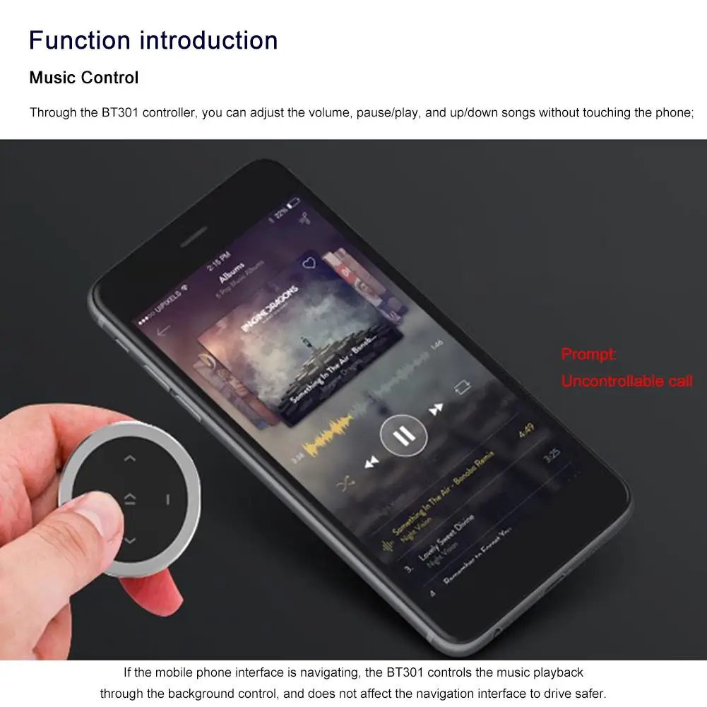 Автомобильный Bluetooth пульт дистанционного управления мобильный телефон селфи
