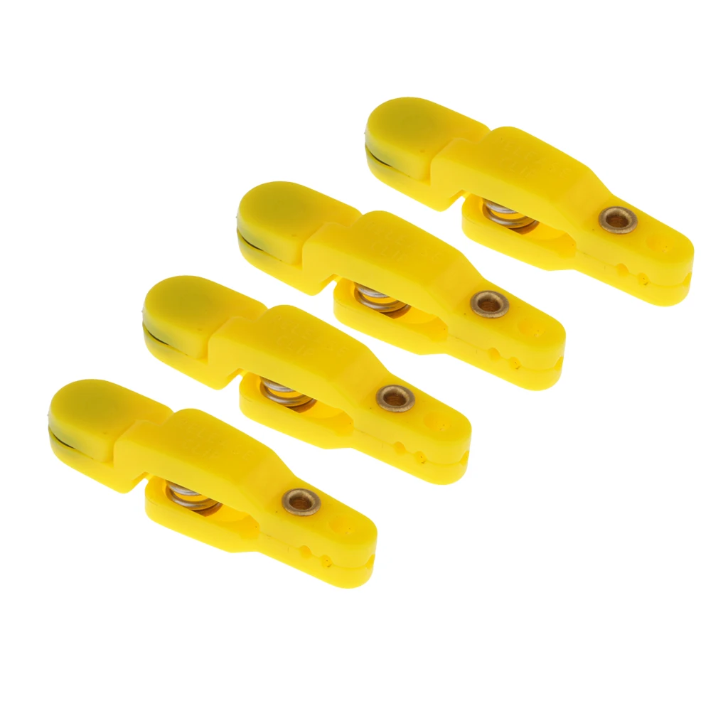 Adjustable 4/5/6/8/10 Pcs Snap Weight Line Leader Release Clip Downrigger Outrigger Power Grip Release Clips Kit Fishing Tools - Color: 4pcs