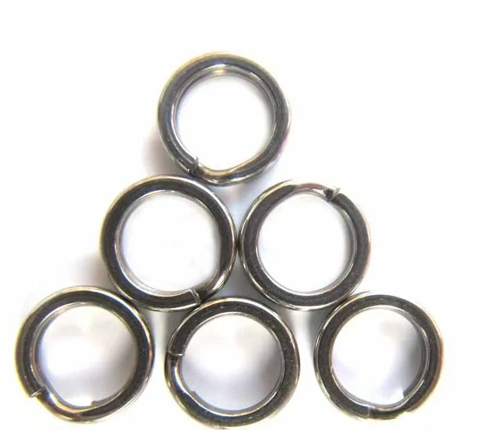Популярный стабильный 14 мм рыба-Охотник-усиленный-серебро-приманка-соединительное кольцо-приманка