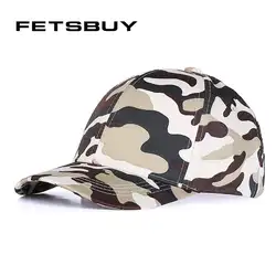 [Fetsbuy] 6 панелей летняя бейсболка камуфляж шляпа Хабар Cap Повседневное Snapback в стиле хип-хоп мужские шляпы для женщин