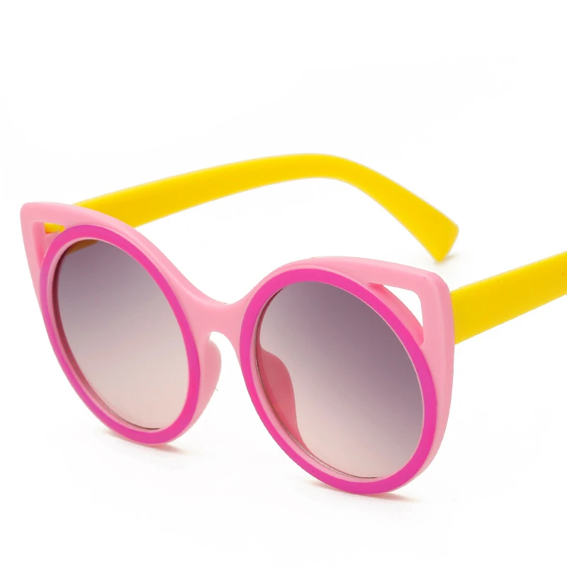 

2017 Vintage Kids Sunglasses Children Princess Cute Baby Cat Eye Eyeglasses High Quality Glasses Brand Designer