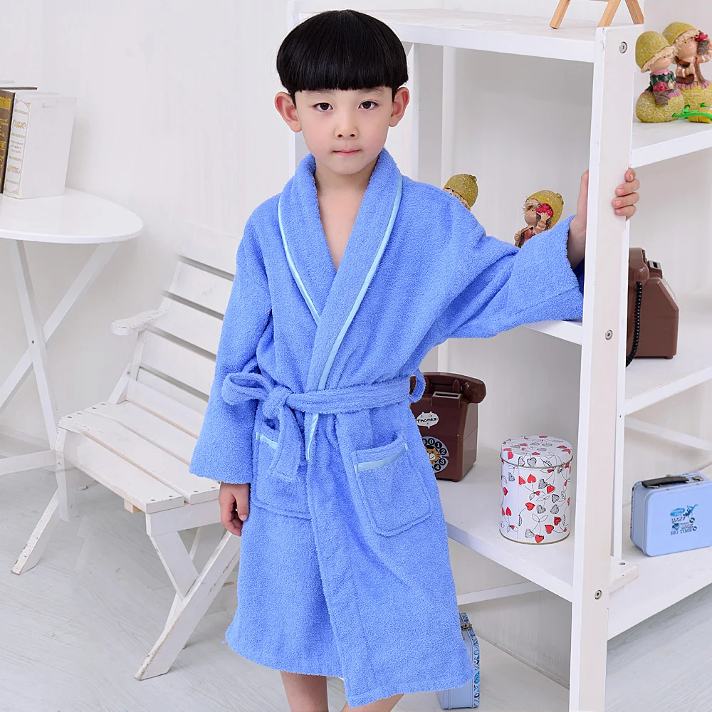 Konny Bamboo Cotton Hooded Bathrobe (3Y-7Y) – Konny Baby