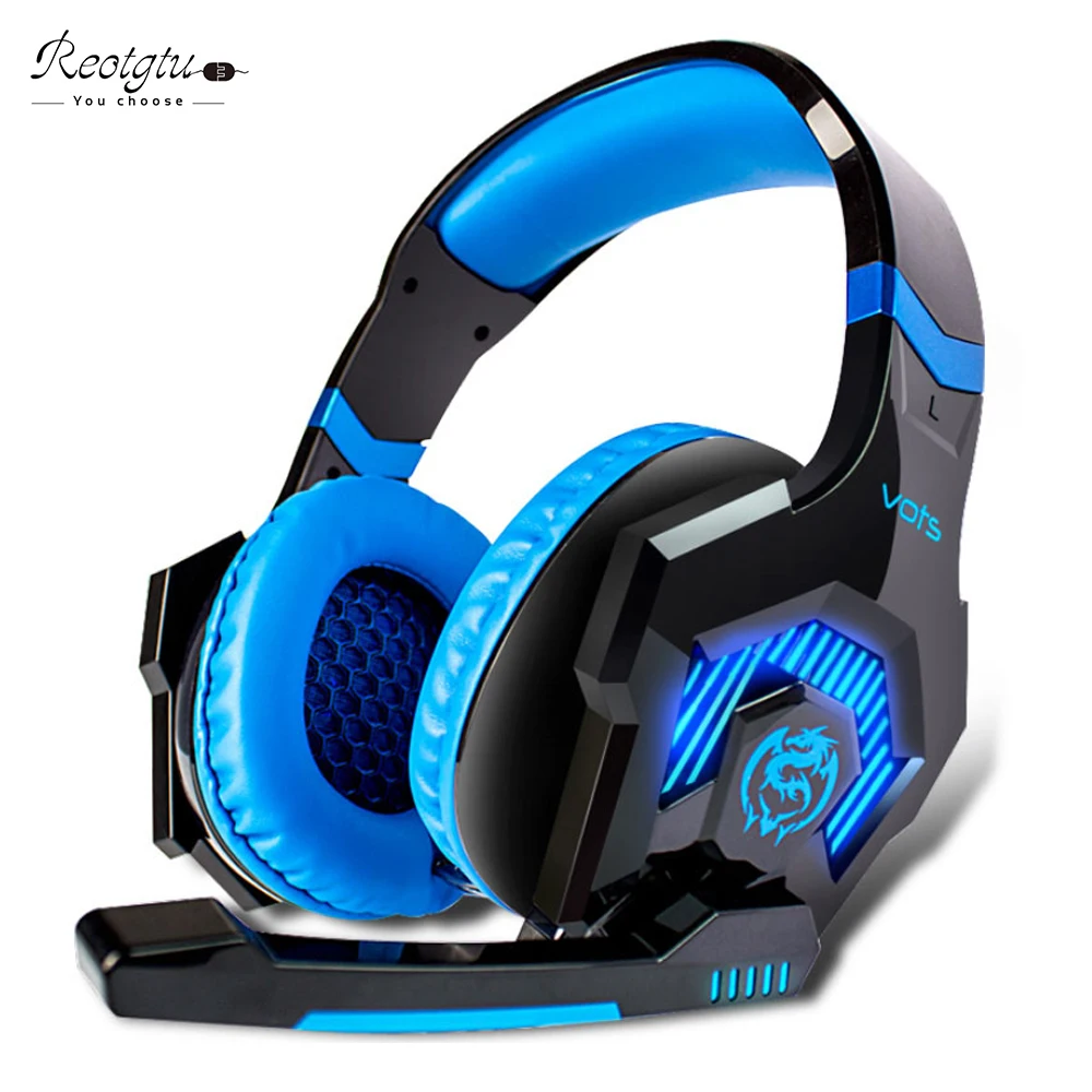 New diver unit big Headphones gaming headset with microphone for