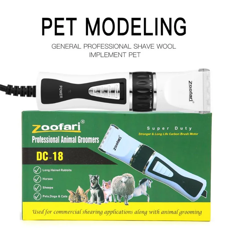 zoofari pet hair clippers