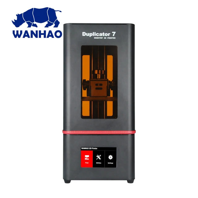 Best Offers 2019 New D7 PLUS Wanhao UV resin 3D Printer SLA  DLP 3D Printer for sale  250ml Resin gift  D7V1.5 