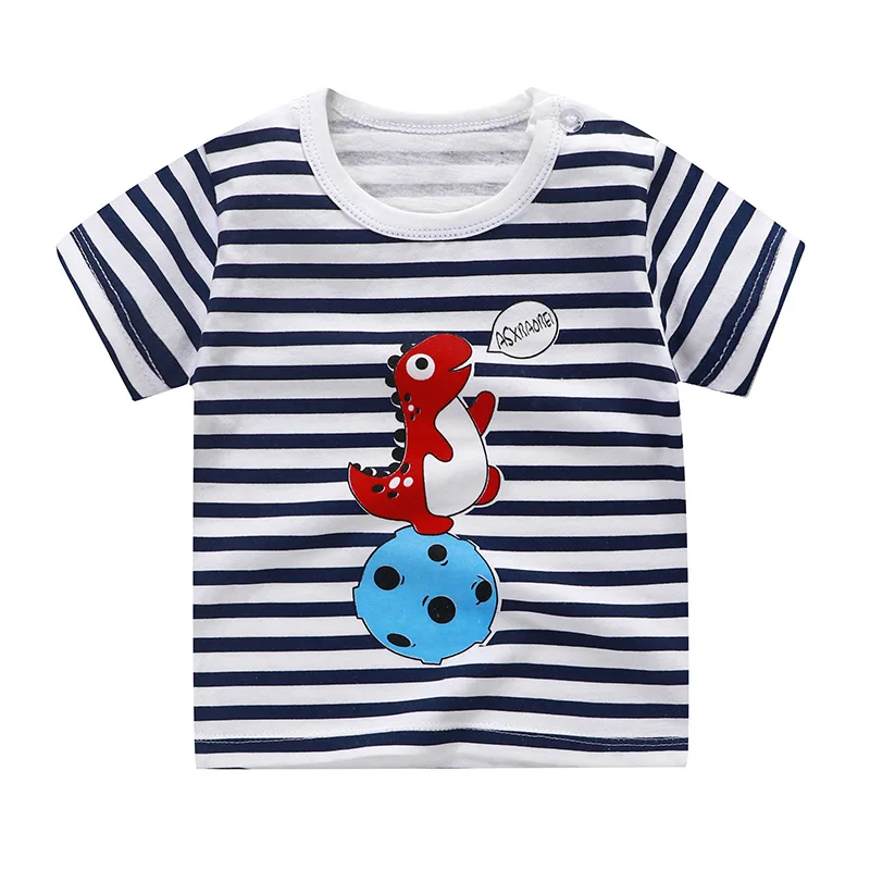 

Fashion Style Baby Boy Summer Hot Selling Tops Baby Girl Lovely Short Sleeves