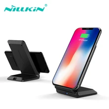 Nillkin быстрое 10 Вт Беспроводное зарядное устройство Qi быстрая Беспроводная зарядная подставка для iPhone Xs Max X Xr для samsung Note 8/S8/S10/S10E