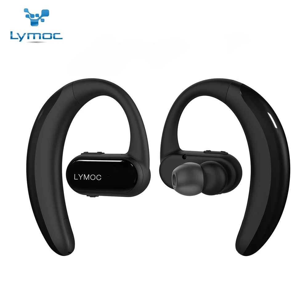 LYMOC Type C Bluetooth Headset Stereo Wireless Earbuds "Yes" or "No" Voice Control Handsfree