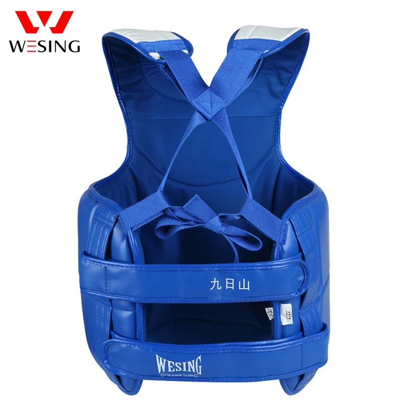 Wesing muay thai IFMA Утвержденная защита для груди тела из микрофибры кожаная мужчин и