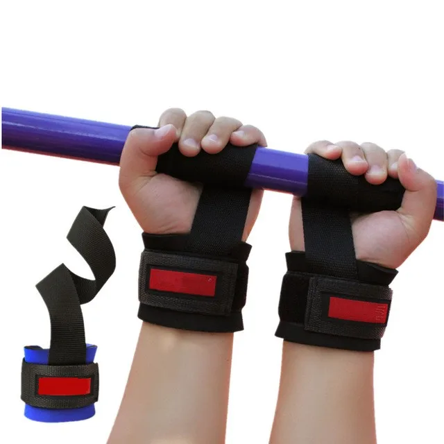 2 шт/комплект Вес подъемная рукоятка для занятий спортом с нескользящей ремень для захвата напряжение утолщенной наручные Вес подъема для гимнастического зала