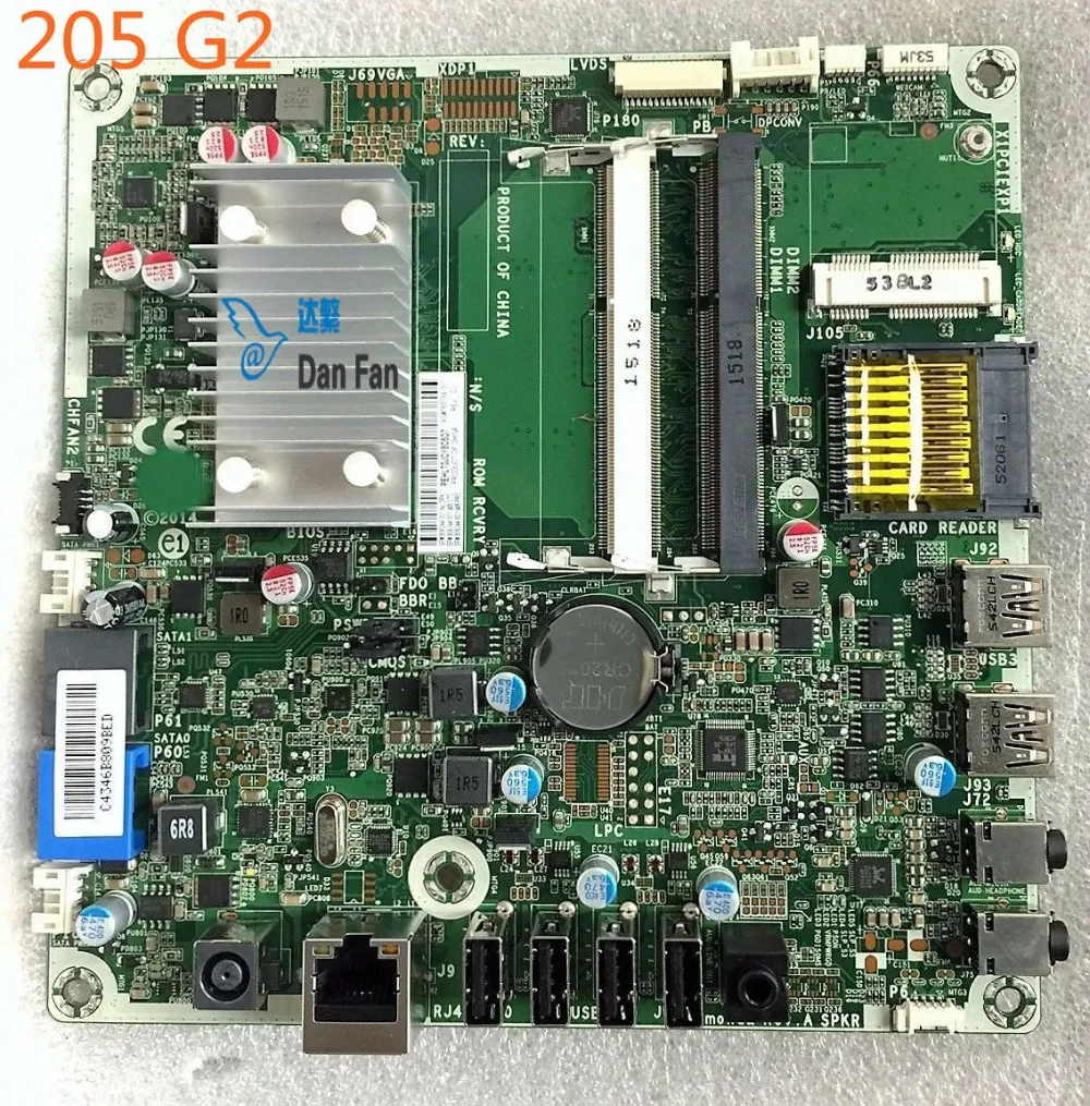 768784-001 For HP 205 G2 AIO Motherboard 806244-001 806244-501 Mainboard 100%tested fully work cheap motherboard for pc