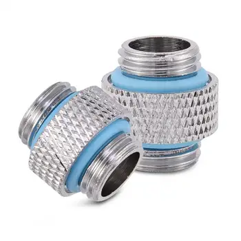 

2pcs/lot G1/4 Dual External Thread Fitting Adapter for Water Cooling System Cooler Accessories