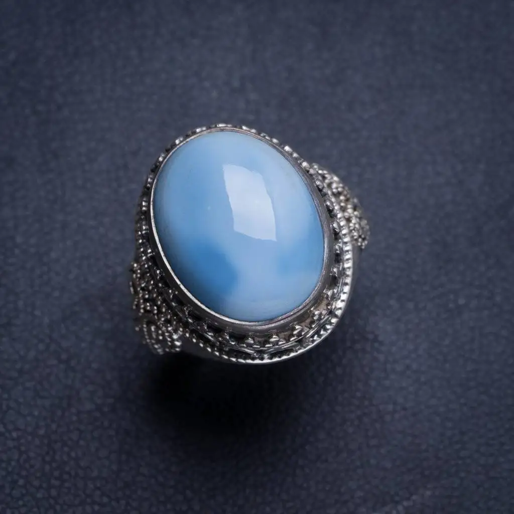 

Natural Owyhee Opal Handmade Unique 925 Sterling Silver Ring 5.75 Y4650