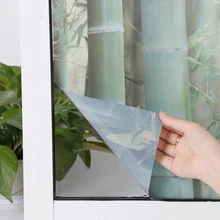 Водонепроницаемый ПВХ стекла окно конфиденциальности пленка стикер бамбуковый узор спальня ванная комната Антистатическая пленка домашняя декоративная пленка 0,92 м x 3 м