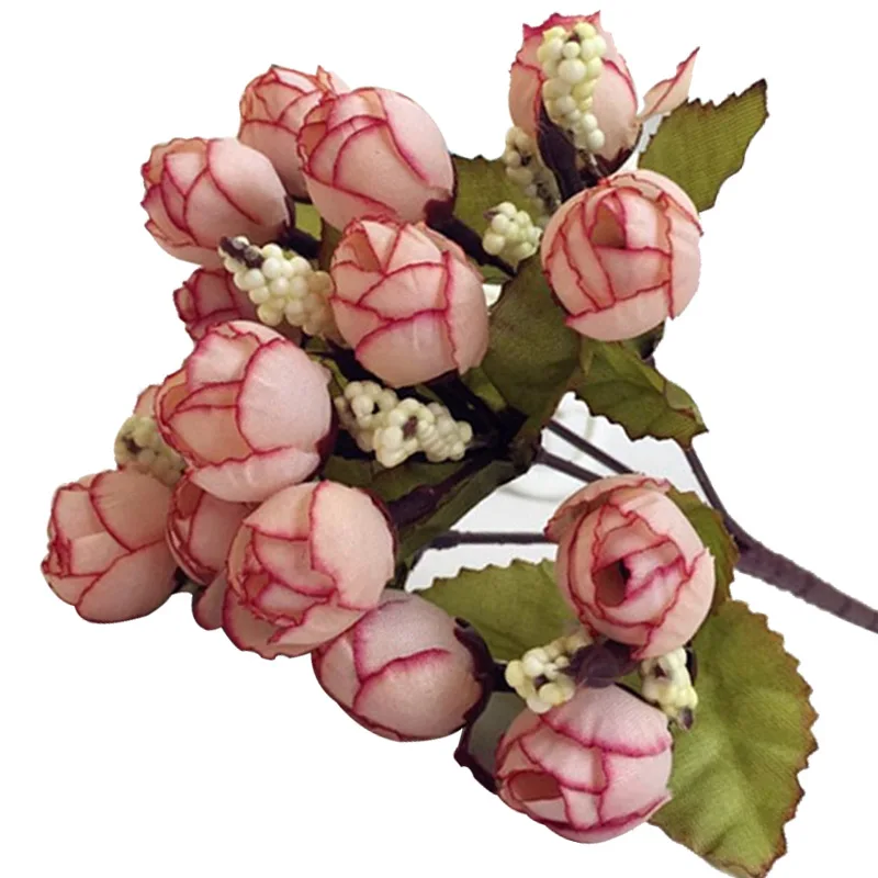 Hoomall, 1 шт., розы, искусственные цветы, свадебные цветы, букет невесты из латекса, настоящая Роза, свадебный букет, домашние, вечерние, цветы