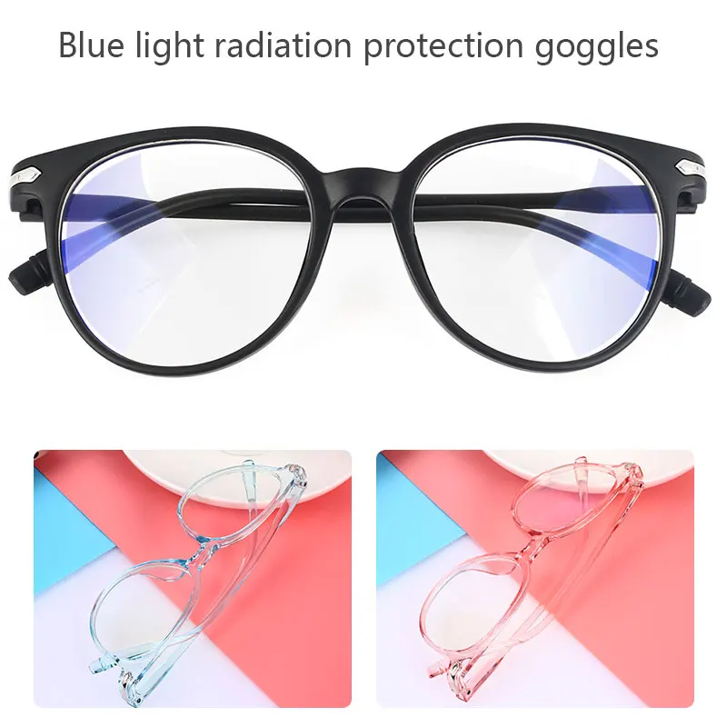 

1Pcs Retro Blue Light Glasses Men Computer Glasses Goggles Transparent Eyewear Frames Women Anti Blue Ray UV Eyeglasses