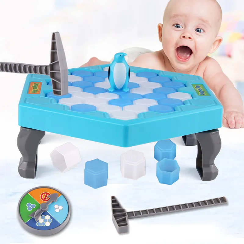 

TikTok New penguin ice-breaking wall toy penguin chessboard parent-child interaction puzzle toy fashion intelligence