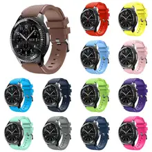 CRESTED Silicone Strap For Samsung Gear S3 Frontier/Classic Band 22mm 46mm replacement wrist band Bracelet Sport smart watchband