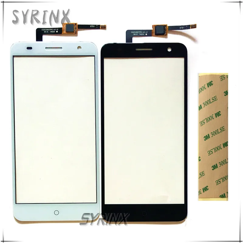 

Syrinx 5.2 inch With 3M Sticker Mobile Phone Front Glass Touch Screen Digitizer For ZTE Blade V7 Touchscreen Sensor Panel