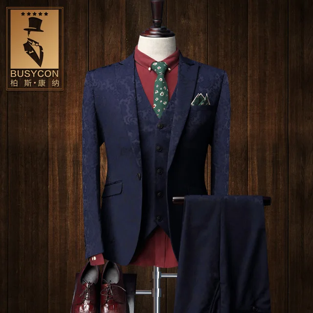 jacquard purple suits for