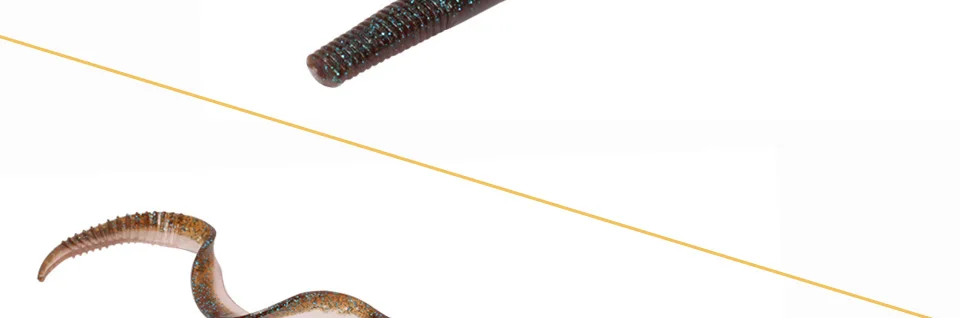 TSURINOYA для рыбалки приманки Phantom дождевого DW-R24 110 мм 4,5g 6 штук мягкие приманки Плавание искусственные черви бас наживка-змееголов