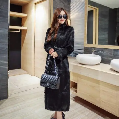 Pelliccia 2018 De Hiver 6xl Veste Faux 5xl Donna Manteau J106 Vison Long Femme Femmes Fourrure Maxi 5vAqXanwx